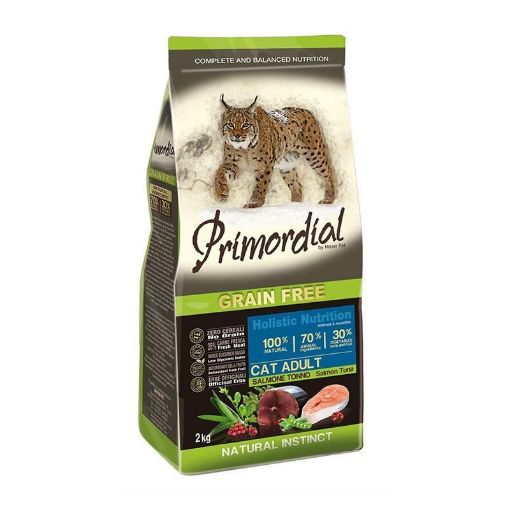 PRIMORDIAL GATTO SALMONE E TONNO GRAIN FREE 2 kg