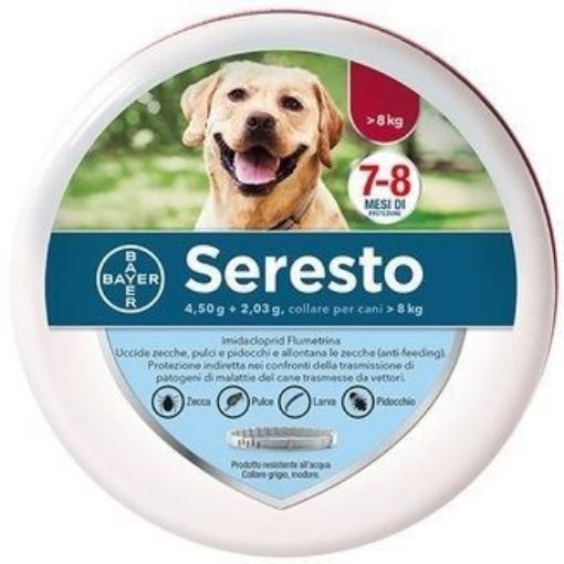 SERESTO COLLARE PER CANI OLTRE 8KG ANTIPARASSITARIOSERESTO COLLARE PER CANI OLTRE 8KG ANTIPARASSITARIO