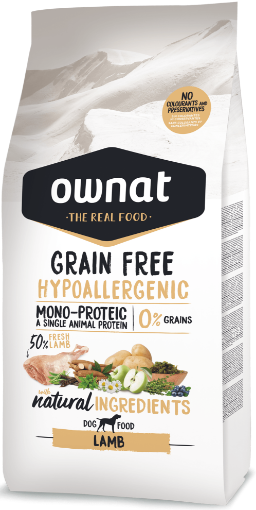 3 KG OWNAT AGNELLO MONO   LINEA HYPOALLERGENIC  GRAIN FREE