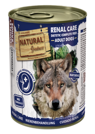 NATURAL GREATNESS UMIDO CANE VETERINARY DIETS RENAL 400 Gr Per Controllo Funzionalità Renali 