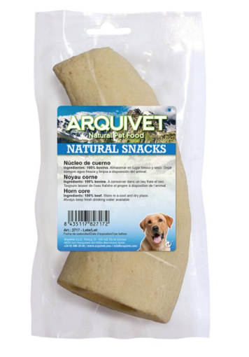 NUCLEO DI CORNO (PARTE INTERNA DEL CORNO) snack per la masticazione