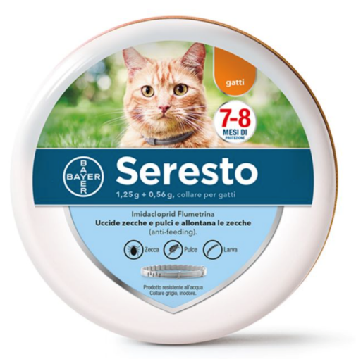 SERESTO COLLARE PER GATTO ANTIPARASSITARIO