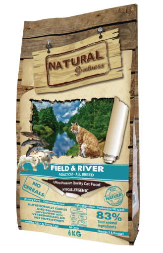 6 KG NATURAL GREATNESS FIELD RIVER GATTO ADULTO