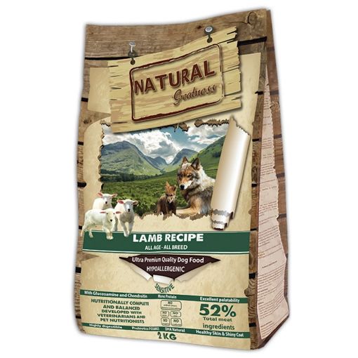 NATURAL GREATNESS SENSITIVE AGNELLO ADULTO/CUCCIOLI 2 KG GRAIN FREE
