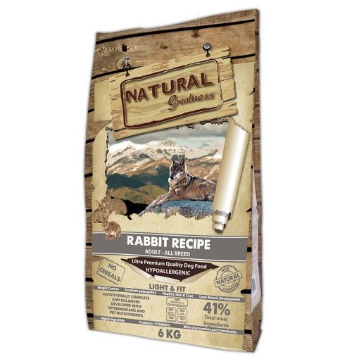 6 KG NATURAL GREATNESS CONIGLIO  LIGHT FIT 