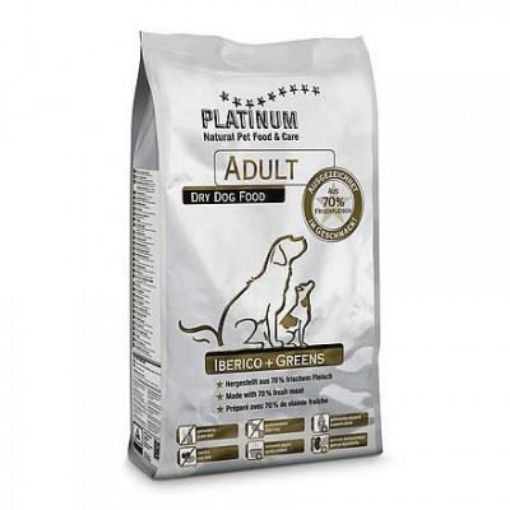 PLATINUM NATURAL SEMIUMIDO MAIALE IBERICO & GREENS Grain Free 15 KG