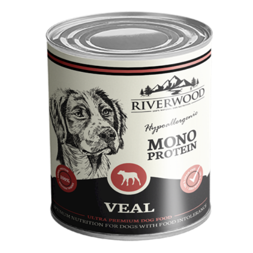 RIVERWOOD UMIDO CANE VITELLO MONOPROTEICO 400 gr completo