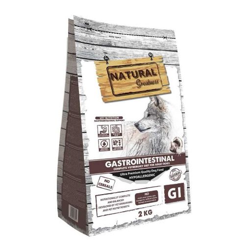 NATURAL GREATNESS VET DIET GASTROINTESTINAL CANE 2 Kg GRAIN FREE