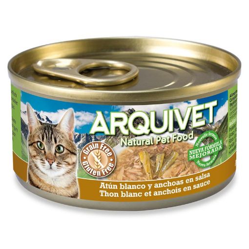 ARQUIVET UMIDO GATTO TONNO BIANCO E ACCIUGHE 80 gr