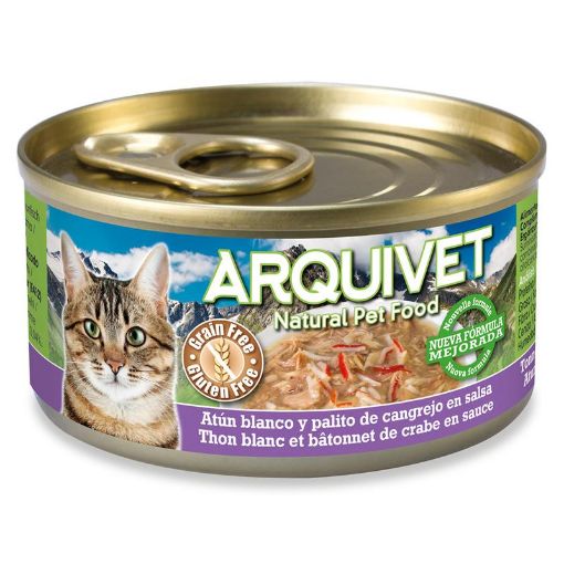 ARQUIVET UMIDO GATTO TONNO BIANCO E GRANCHIO 80  gr