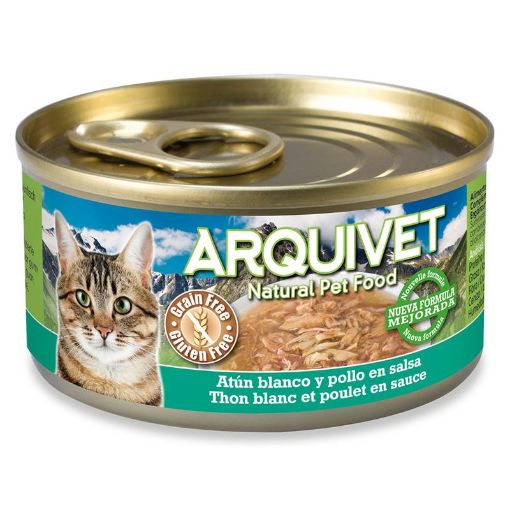 ARQUIVET UMIDO GATTO TONNO BIANCO E POLLO 80 gr