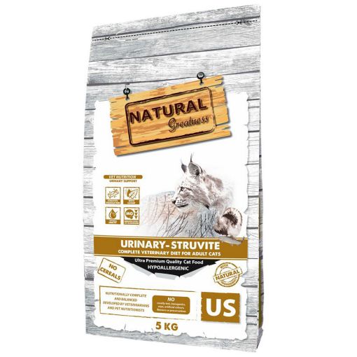 5 KG STRUVITE URINARY VET DIET NATURAL GREATNESS GATTO