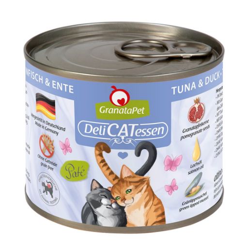 GRANATAPET GATTO UMIDO DELICATESSEN TONNO E ANATRA 200 gr.