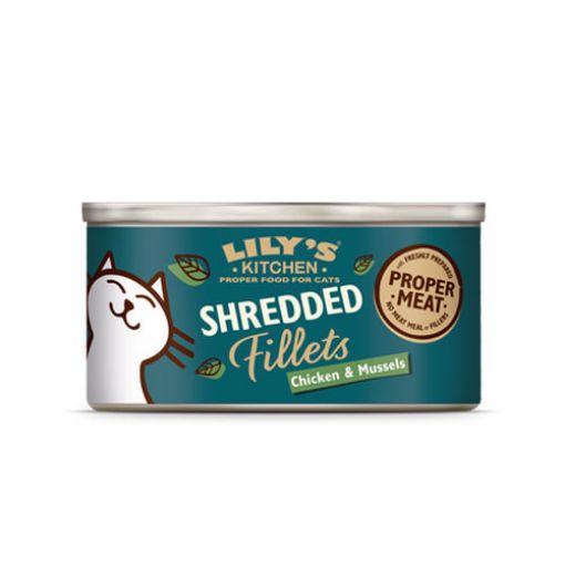 LILY'S KITCHEN UMIDO GATTO POLLO E COZZE FILETTI IN BRODO 70 GR