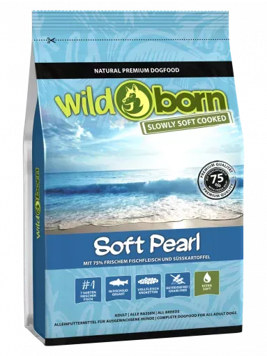  WILDBORN 7 FISH SOFT PEARL SEMIUMIDO GRAIN FREE. 12 kg
