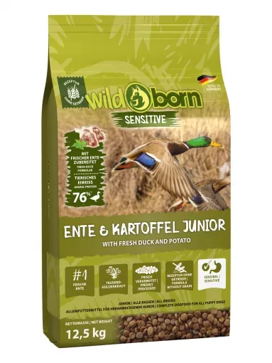  WILDBORN ANATRA PUPPY JUNIOR CROCCHETTE  GRAIN FREE 12,5 kg