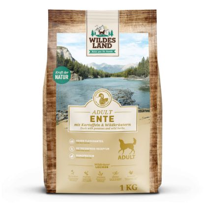 WILDES LAND ANATRA PATATE 1 KG  CLASSIC CANE ADULTO  GRAIN FREE 