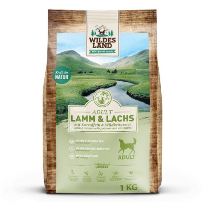 WILDES LAND AGNELLO SALMONE PATATE 1 KG  CLASSIC CANE ADULTO  GRAIN FREE 