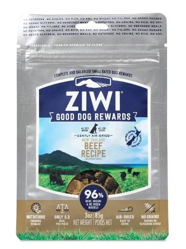 ZIWI AIR DRIED SOFT SNACK MANZO della NUOVA ZELANDA 85 GR. GRAIN FREE  