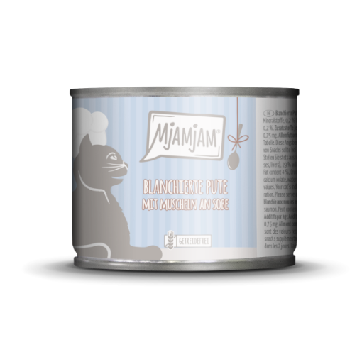 185 GR. TACCHINO con COZZE IN SALSA  MJAMJAM  UMIDO GATTO