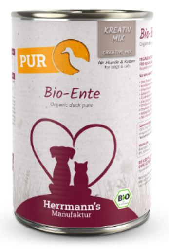 HERRMANN'S KREATIV MIX ANATRA BIO UMIDO CANE - GATTO COMPLETO 400G