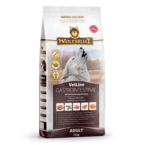 12 KG GASTROINTESTINAL ANATRA WOLFSBLUT  CANE  
