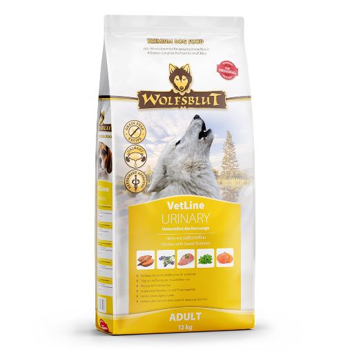 WOLFSBLUT VETLINE URINARY STRUVITE CROCCHETTE CANE 12 Kg  GRAIN FREE 