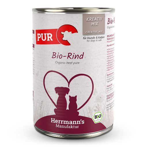 HERRMANN'S KREATIV MIX MANZO BIO UMIDO CANE- GATTO COMPLETO  400g