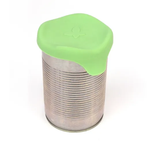 TAPPO SILICONE VERDE  per LATTINE UMIDO da 200-400 gr 