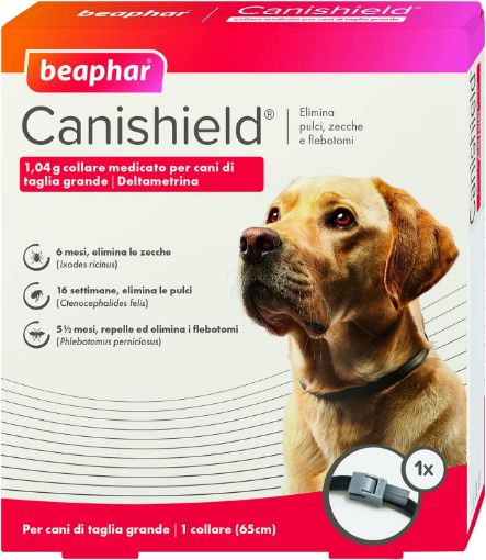 1 PZ. CANISHIELD COLLARE 65 CM TG. LARGE BEAPHAR