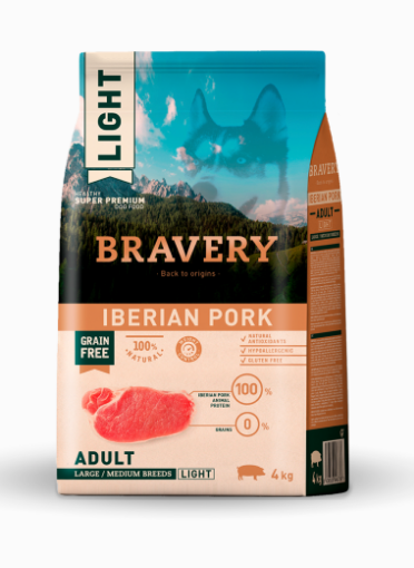 4 KG MAIALE LIGHT BRAVERY ADULTO MEDIUM LARGE