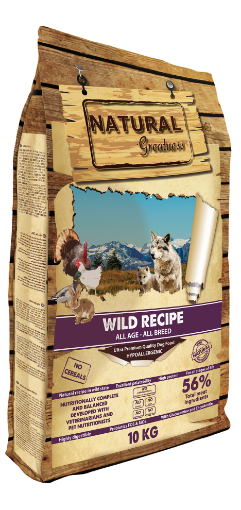 NATURAL GREATNESS WILD RECIPE 10 KG  ADULTO / PUPPY