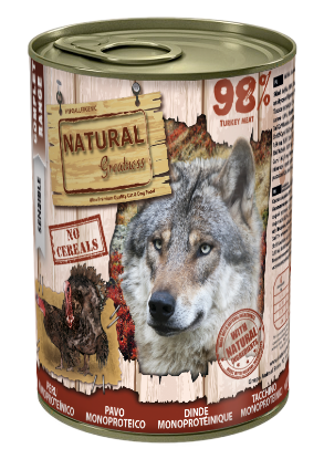 NATURAL GREATNESS  MONO TACCHINO   400 Gr UMIDO CANE