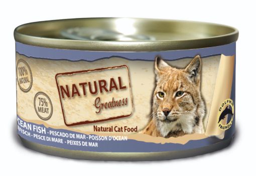 NATURAL GREATNESS Umido GATTO PESCE OCEANICO 70 gr