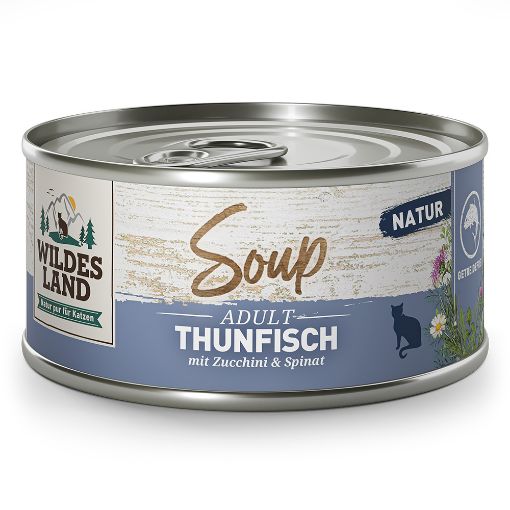 WILDES LAND SOUP TONNO ZUCCHINE ZUPPA UMIDO GATTO 80 GR