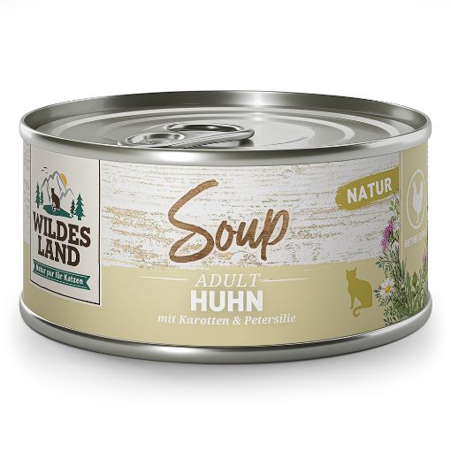 WILDES LAND SOUP POLLO CAROTE ZUPPA UMIDO GATTO 80 GR 