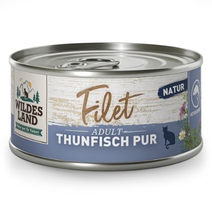 WILDES LAND TONNO  80 GR FILETTI SFILACCETTI UMIDO GATTO 