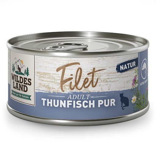 WILDES LAND TONNO  80 GR FILETTI SFILACCETTI UMIDO GATTO 