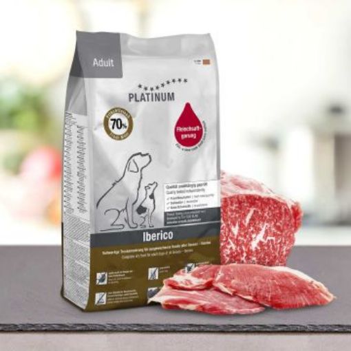PLATINUM NATURAL SEMIUMIDO MAIALE IBERICO & GREENS Grain Free 5 KG