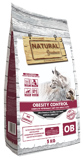 NATURAL GREATNESS VET DIET OBESITY CONTROL GATTO 5 Kg 