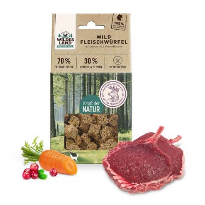 WILDES LAND CUBETTI SELVAGGINA  100 gr CANE GRAIN FREE