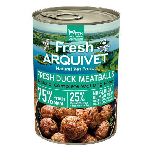 ARQUIVET POLPETTE MEATBALLS ALL' ANATRA 400 GR. UMIDO CANE