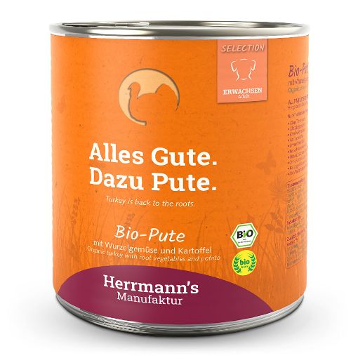 HERRMANN'S SELECTION TACCHINO  E PATATE 800 GR UMIDO CANE COMPLETO  