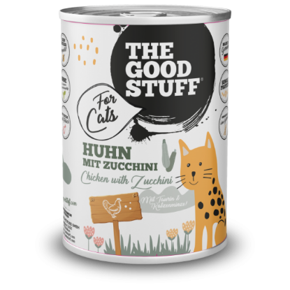 THE GOODSTUFF POLLO E ZUCCHINE 400 GR. UMIDO GATTO  COMPLETO