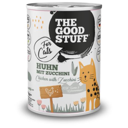 THE GOODSTUFF POLLO E ZUCCHINE 400 GR. UMIDO GATTO  COMPLETO