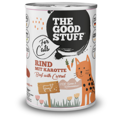 THE GOODSTUFF MANZO E CAROTE 400 GR. UMIDO GATTO  COMPLETO 