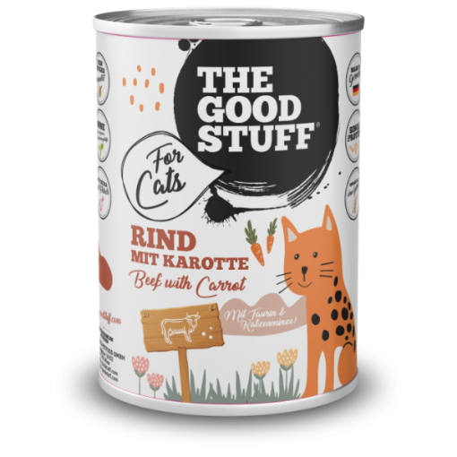 THE GOODSTUFF MANZO E CAROTE 400 GR. UMIDO GATTO  COMPLETO 