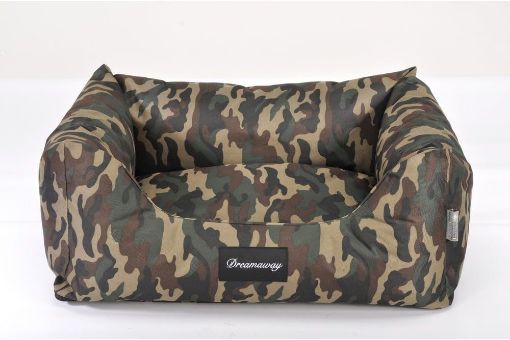DIVANETTO CUSCINO Mod. DREAMAWAY BOSTON SOFA MILITARE CAMOUFLAGE  Dimensioni 65 x 50 x 22 cm 