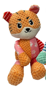 GIOCO PELUCHE TIGRE ARANCIONE 30 CM