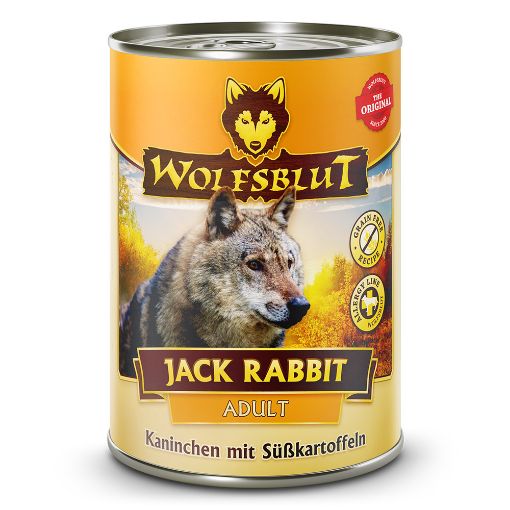395 GR. CONIGLIO WOLFSBLUT  UMIDO CANE JACK RABBIT
